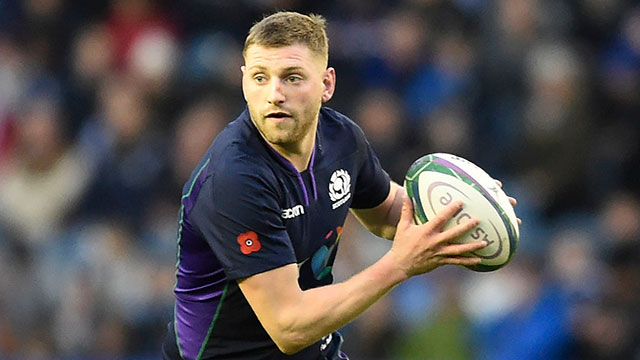 Finn Russell in action for Scotland during 2018 autumn internationals