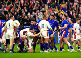 France players celebrate Grand Slam victory over England in 2022 Six Nations
