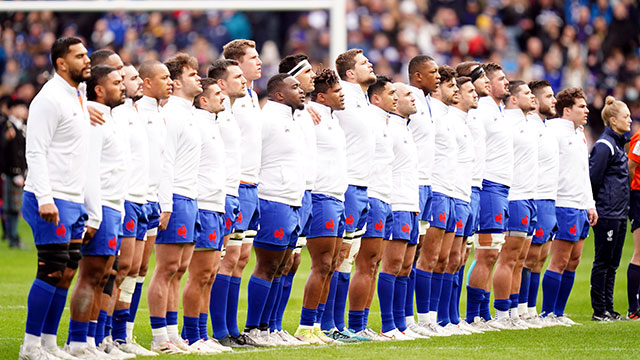 France team line up against Scotland in 2022 Six Nations