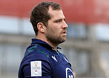 Fraser Brown during Captains run at Aviva Stadium in 2020 Six Nations