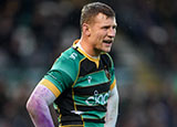 Fraser Dingwall in action for Northampton Saints