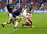 Gael Fickou scores for France v Scotland in 2023 Six Nations