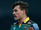 George Furbankin in action for Northampton Saints v Leicester Tigers