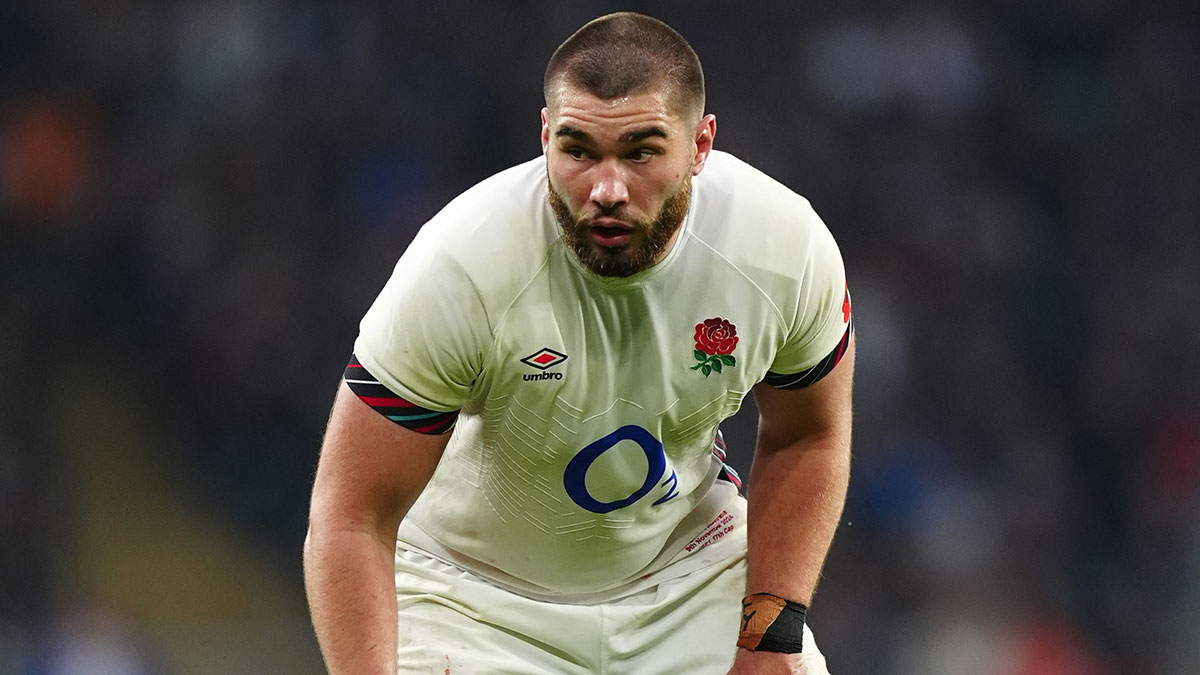 George Martin in action for England v Australia during 2024 Autumn Internationals
