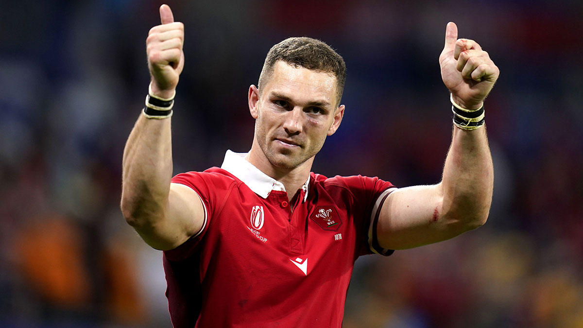 George North after Wales v Australia match during 2023 Rugby World Cup