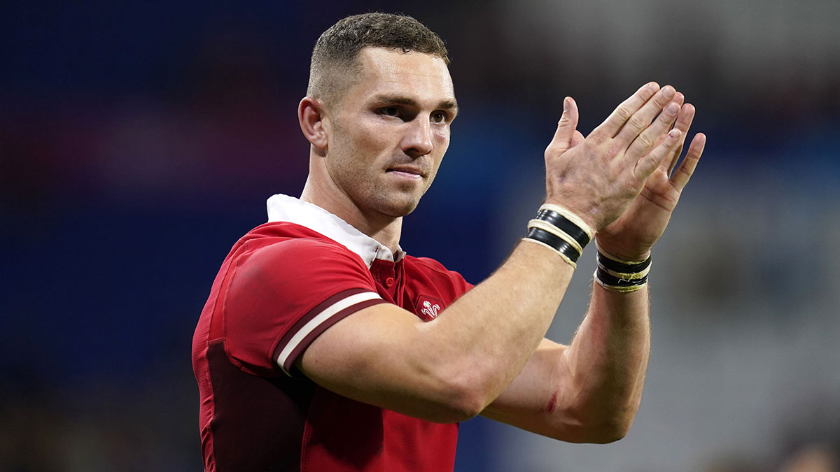 George North after Wales v Australia match during 2023 Rugby World Cup