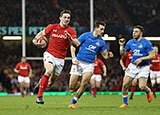 George North scores for Wales against Italy in Six Nations