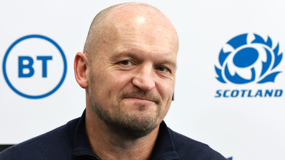 Gregor Townsend at 2024 Six Nations squad announcement