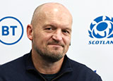 Gregor Townsend at 2024 Six Nations squad announcement