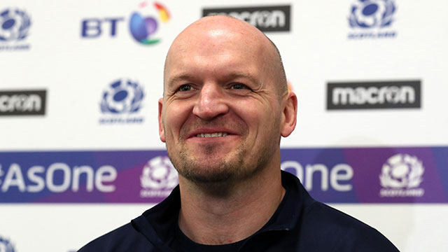 Gregor Townsend at Scotland press conference