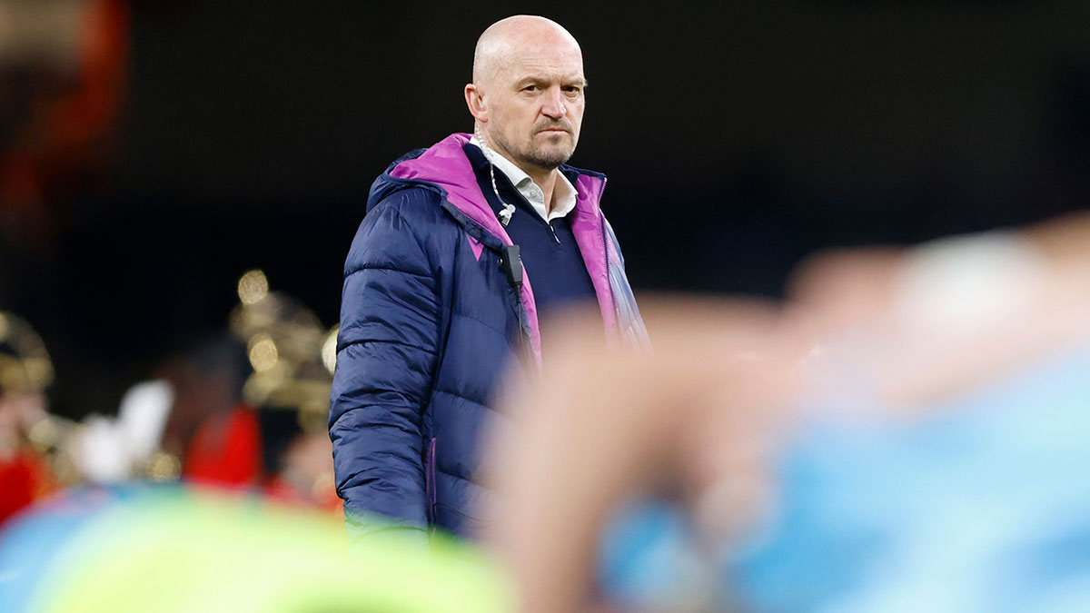 Gregor Townsend watches Scotland players before Wales match in 2026 Six Nations