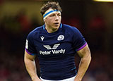 Hamish Watson in action for Scotland against Wales in 2022 Six Nations