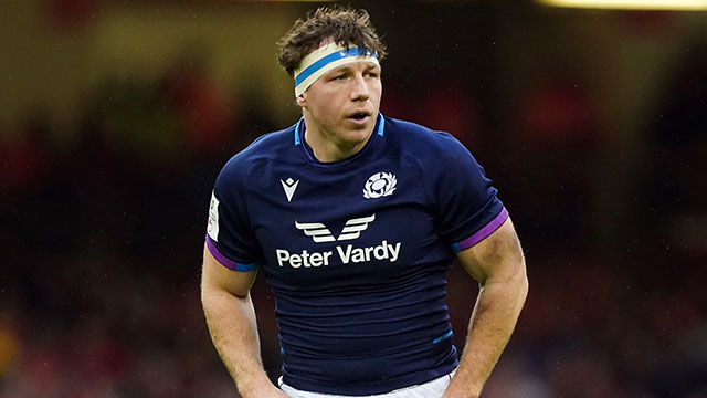 Hamish Watson in action for Scotland against Wales in 2022 Six Nations