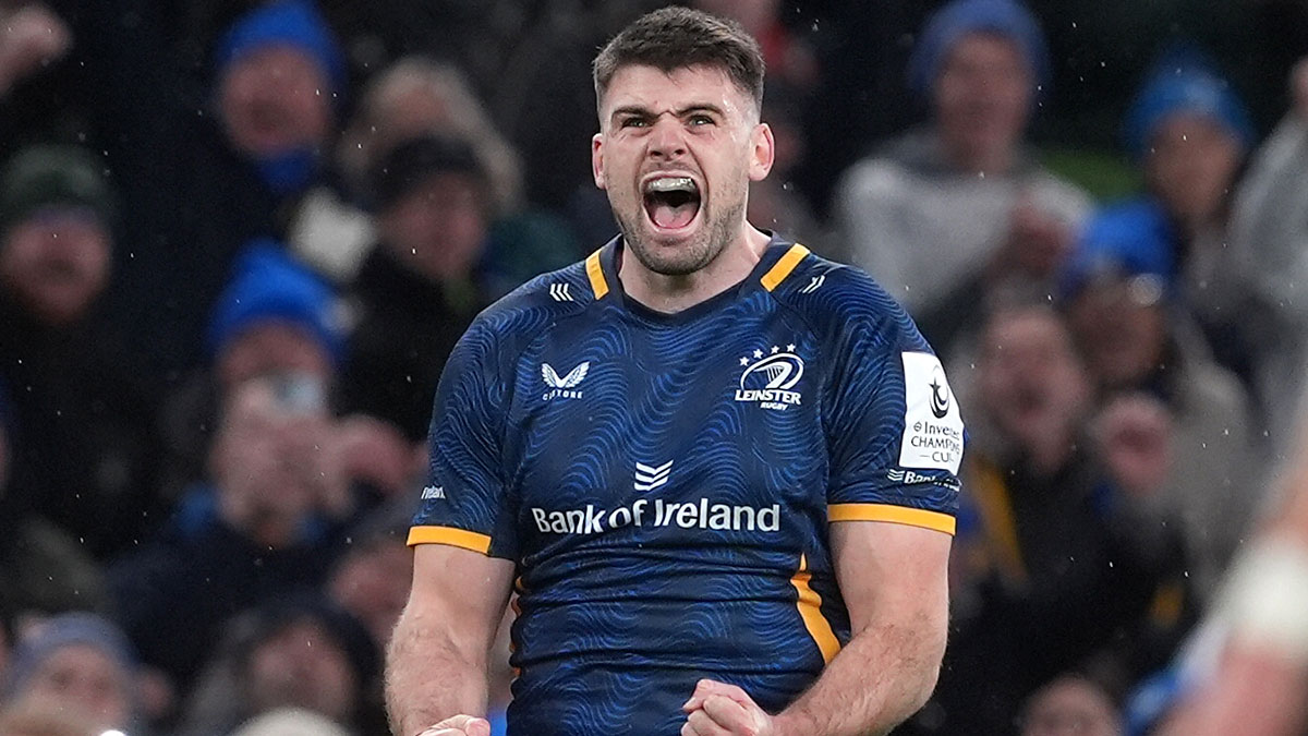 Harry Byrne in action for Leinster v La Rochelle
