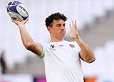 Henry Arundell before England v Argentina match at 2023 Rugby World Cup