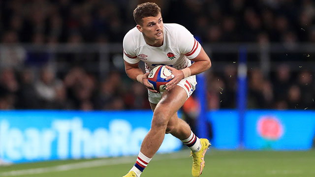 Henry Slade in action for England during 2022 Autumn Internationals