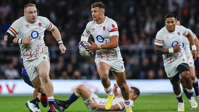 Henry Slade in action for England v Japan during 2022 Autumn Internationals