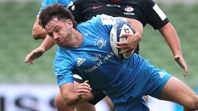 Hugo Keenan in action for Leinster