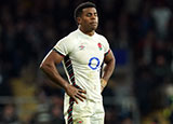 Immanuel Feyi-Waboso during England v New Zealand match in 2024 Autumn Internationals