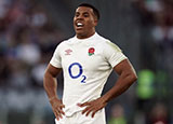 Immanuel Feyi-Waboso during Italy v England match in 2024 Six Nations