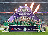 Ireland celebrate Grand Slam victory at Twickenham