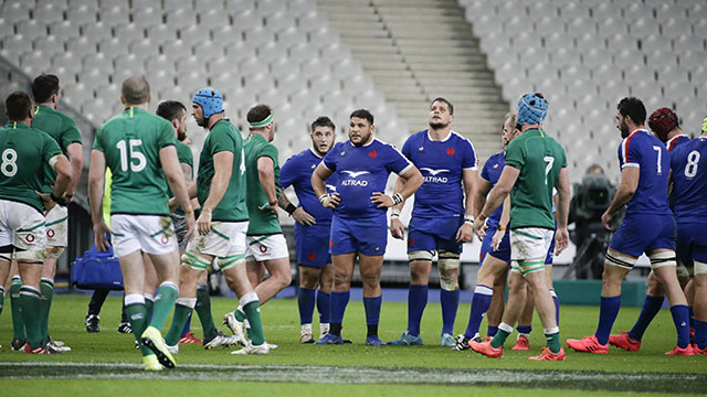 Ireland lost to France in the 2020 Six Nations