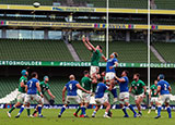 Ireland v Italy at Aviva Stadium in 2020 Six Nations