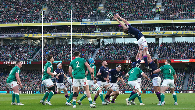 Ireland v Scotland match during 2022 Six Nations