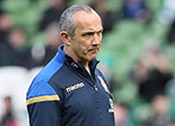 Italy head coach Conor O'Shea