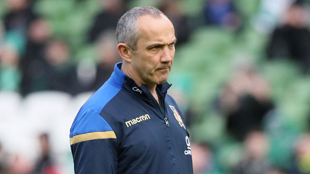 Italy head coach Conor O'Shea