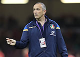 Italy head coach Conor O'Shea