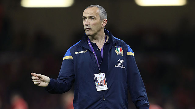 Italy head coach Conor O'Shea