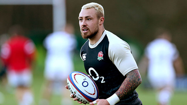 Jack Nowell during an England training session for 2019 Six Nations