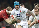 Jack Nowell in action for England against Wales in 2019 Six Nations