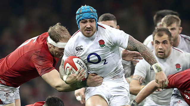 Jack Nowell in action for England against Wales in 2019 Six Nations