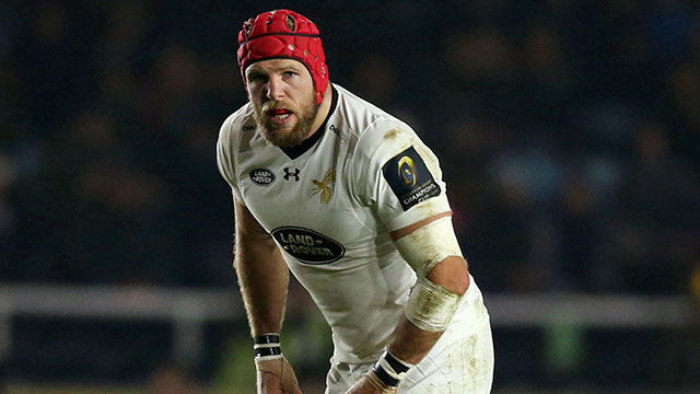 James Haskell playing for Wasps
