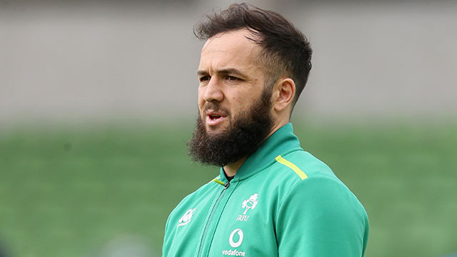 Jamison Gibson-Park before Ireland v France match in 2021 Six Nations