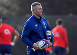 Jason Ryles England skills coach at a training session during 2020 Autumn Nations Cup