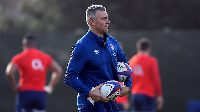 Jason Ryles England skills coach at a training session during 2020 Autumn Nations Cup