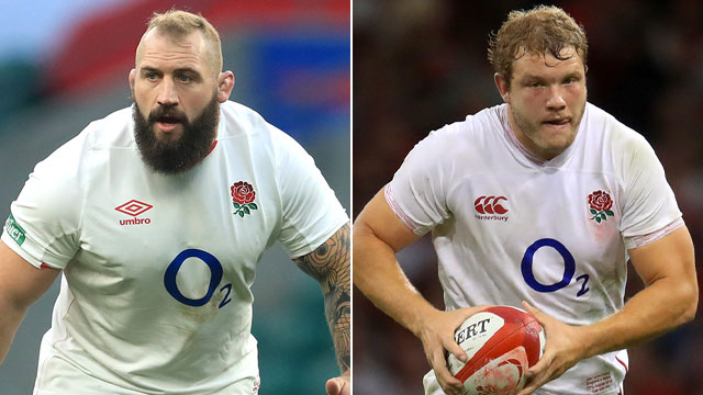 Joe Marler and Joe Launchbury file photos