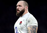 Joe Marler in action for England