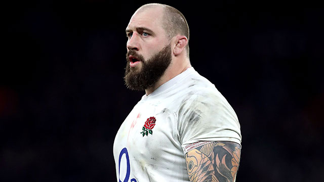 Joe Marler in action for England