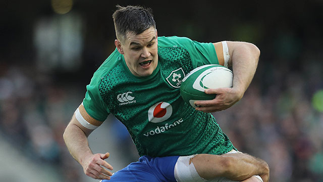 Johnny Sexton in action during the Ireland v France match in 2019 Six Nations