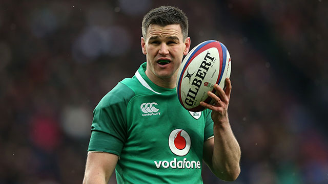 Johnny Sexton in action for Ireland during 2018 Six Nations