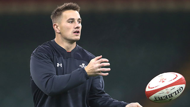 Jonathan Davies in training with Wales during 2018 autumn internationals