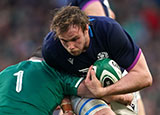 Jonny Gray in action for Scotland against Ireland during 2022 Six Nations