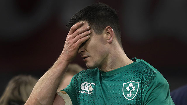 Johnny Sexton after the Ireland v England match in 2019 Six Nations