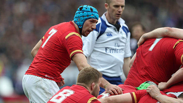 Justin Tipuric in action for Wales