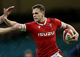 Keiran Hardy in action for Wales v England during 2021 Six Nations