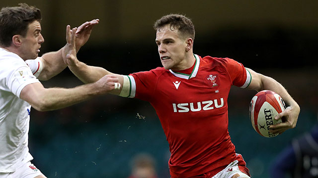 Keiran Hardy in action for Wales v England during 2021 Six Nations